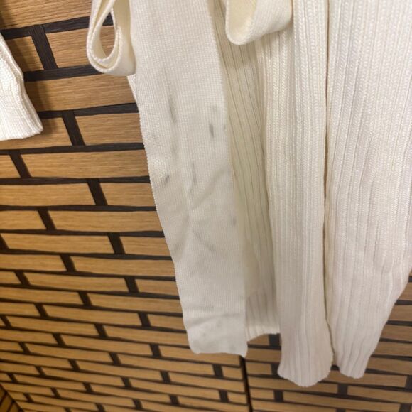 Guess Aria White Cable-Knit Dress Size Small - Picture 7 of 12
